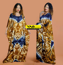 Charger l'image dans la galerie, Robe boubou tie and die