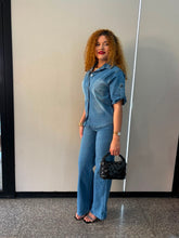 Charger l'image dans la galerie, Ensemble chemise et pantalon jeans