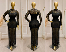 Charger l'image dans la galerie, Robe dentelle manche longue