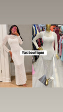 Charger l'image dans la galerie, Robe dentelle manche longue
