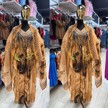 Charger l'image dans la galerie, Robe boubou strass grand châle