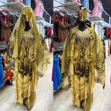 Charger l'image dans la galerie, Robe boubou strass grand châle