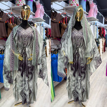 Charger l'image dans la galerie, Robe boubou strass grand châle
