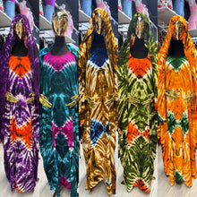 Charger l'image dans la galerie, Robe boubou tie and die