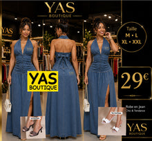 Charger l'image dans la galerie, Robe. Jeans longue
