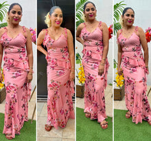 Charger l&#39;image dans la galerie, Ensemble haut et jupe fleurie
