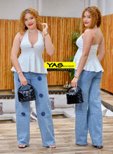 Charger l'image dans la galerie, Pantalon fleur
