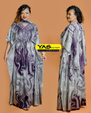 Charger l'image dans la galerie, Robe boubou strass grand châle
