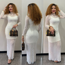 Charger l'image dans la galerie, Robe dentelle manche longue

