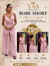Charger l'image dans la galerie, Robe short dentelle
