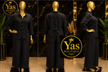 Charger l'image dans la galerie, Ensemble chemise pantalon dos noeud
