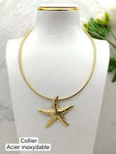 Charger l&#39;image dans la galerie, Collier en acier inoxydable ou
