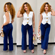 Charger l'image dans la galerie, Pantalon strass
