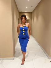 Charger l'image dans la galerie, Robe en jeans boutons
