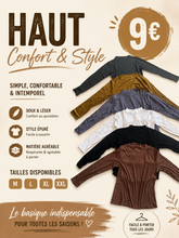 Charger l'image dans la galerie, Haut manche longue cotton
