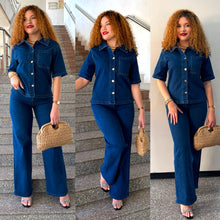 Charger l'image dans la galerie, Ensemble chemise et pantalon jeans
