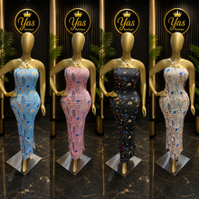 Charger l'image dans la galerie, Robe bustier fleuri

