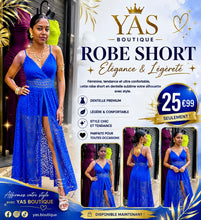 Charger l'image dans la galerie, Robe short dentelle
