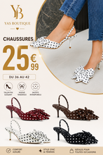 Charger l'image dans la galerie, Chaussures noeud pois
