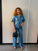 Charger l'image dans la galerie, Ensemble chemise et pantalon jeans
