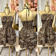 Charger l&#39;image dans la galerie, Robe courte Léopard
