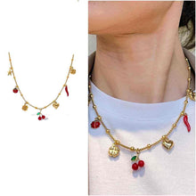 Charger l&#39;image dans la galerie, Collier en acier inoxydable ou
