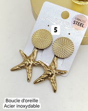 Charger l&#39;image dans la galerie, Boucle d’oreille en acier inoxydable
