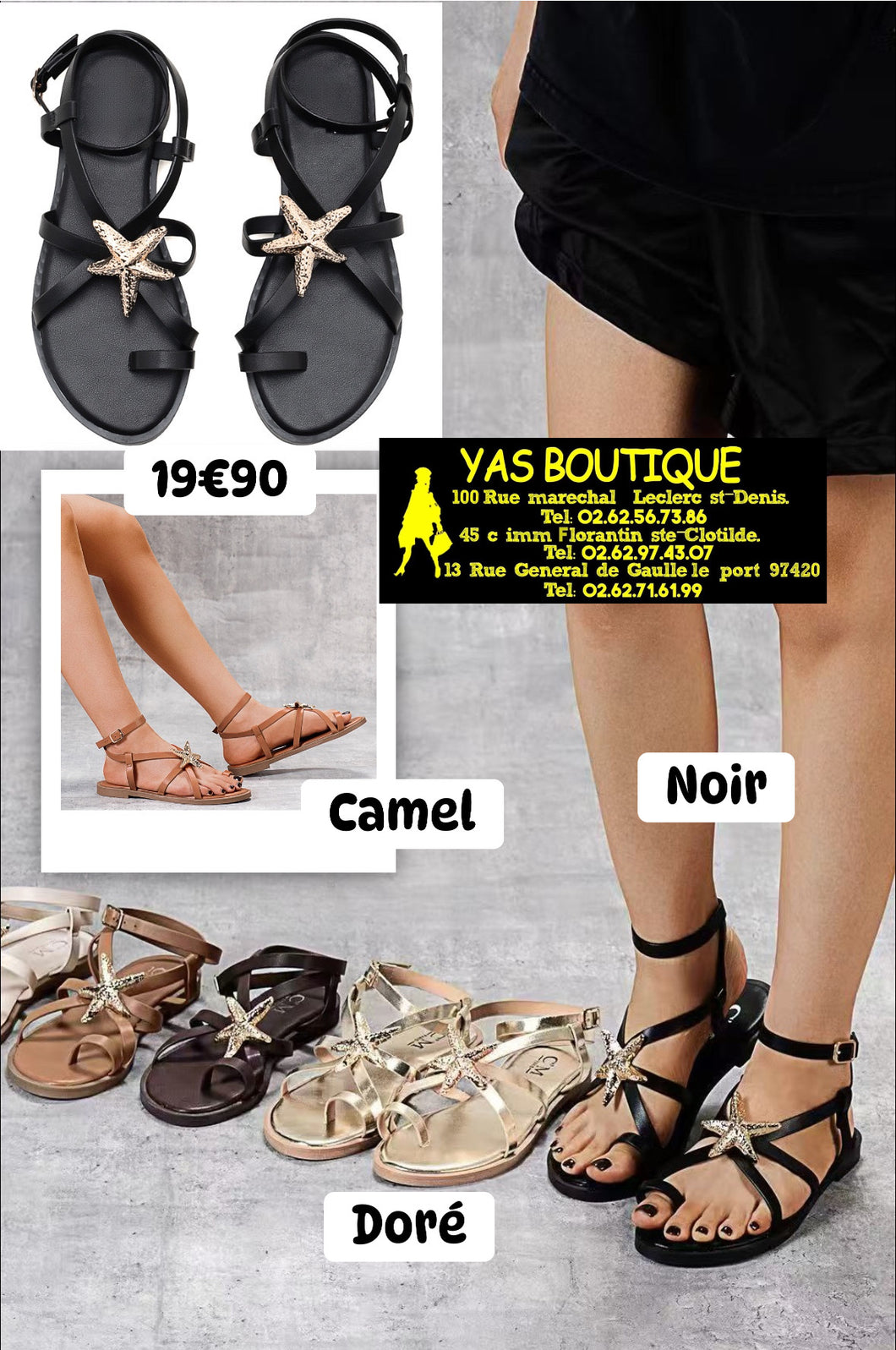 Chaussure étoiles de mer