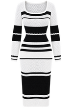 Charger l'image dans la galerie, Robe blanc noir
