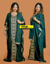 Charger l'image dans la galerie, Boubou avec grand châle samirah
