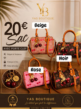 Charger l'image dans la galerie, Sac cerise avec porte-clés
