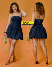 Charger l&#39;image dans la galerie, Robe jeans bouffante
