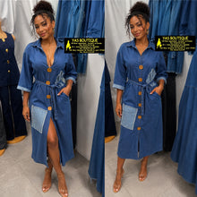 Charger l'image dans la galerie, Robe en jeans
