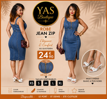 Charger l'image dans la galerie, Robe en denim
