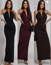 Charger l&#39;image dans la galerie, Robe ras du cou longue
